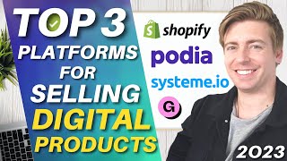 Top 3 Platforms for Selling Digital Products | How to Sell Digital Products (2023)