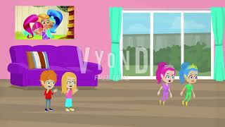 Shimmer And Shine Stops Brad Owski For Pulling The Fire Alarm Ungrounded