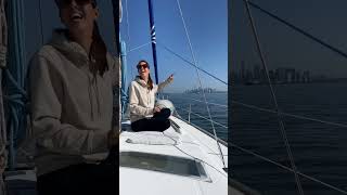 this definitely makes our TOP3 Boat Life Experiences 🗽⛵️we sailed to New York City 🤩