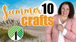 10 Summer DIYS Using Dollar Tree Supplies