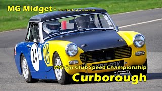 MG Midget MGCC Speed Championship  Curborough April 2023  Birth of a Racecar