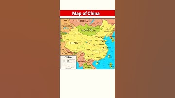 Map of China | #china #map #shorts