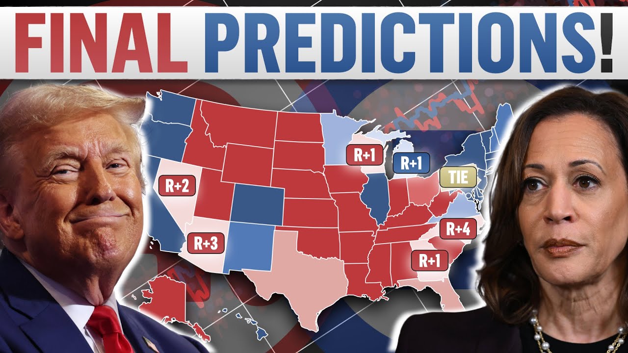 HARRIS vs TRUMP | 2024 Election Map Prediction (1 WEEK AWAY!) - YouTube