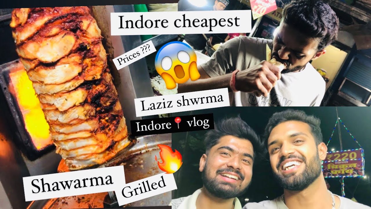 Cheapest shawarma grilled in Indore new viralvideo viral newvideo 