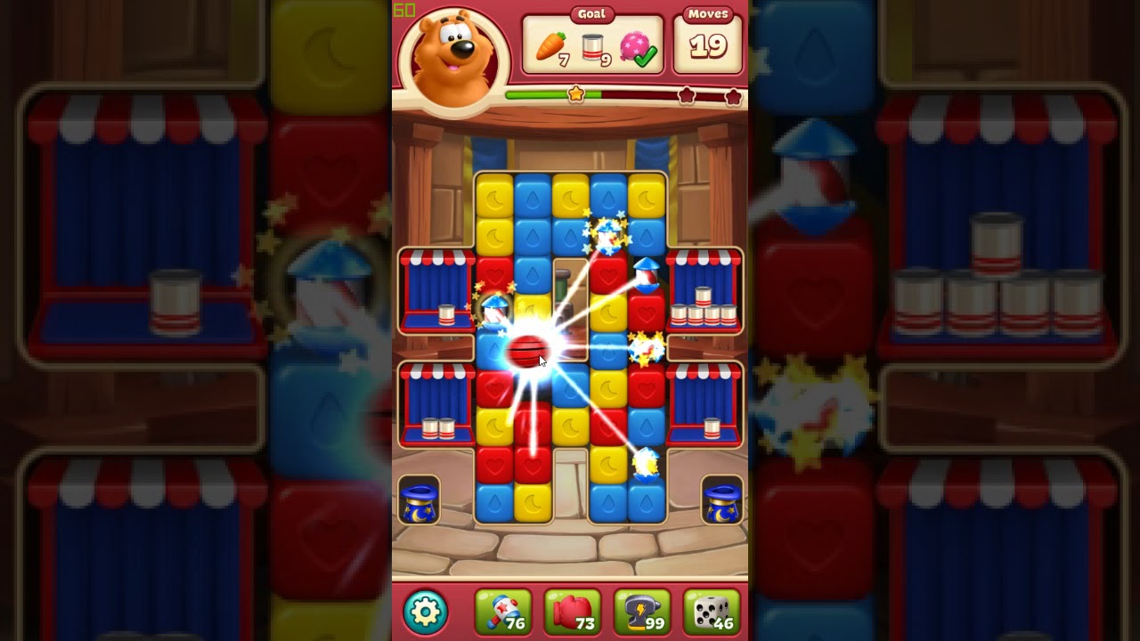 Toon Blast level 1254