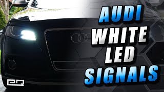 How To Install Audi A4 / S4 White LED Turn Signals (DRAGON LEDZ!)