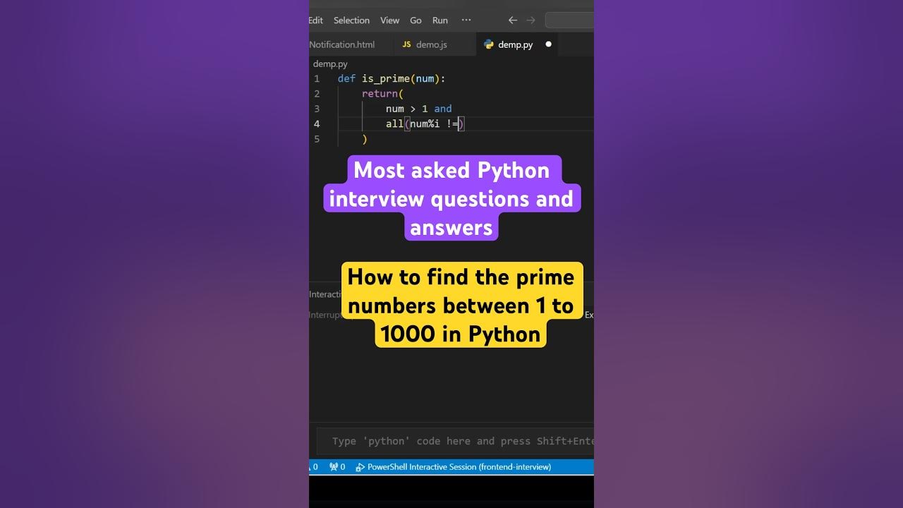 How to find the prime numbers between 1 to 1000 in Python using Filter ...