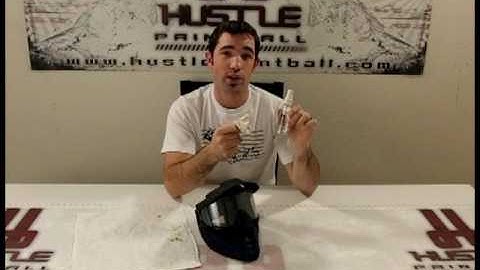 "How do you clean your paintball mask?" answered by HustlePaintball.com