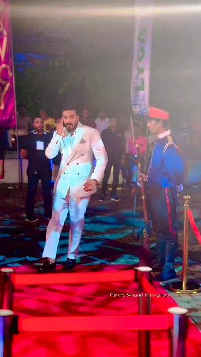 People's Star Hemal at the Devi Kusumasana Movie Premiere 🤍🎬⚔️ #shorts #viral #trending