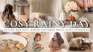 COSY VLOG | autumn shop with me & home decor haul, cosy afternoon baking cinnamon rolls