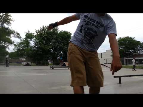 Front blunt shuv out. -Matt