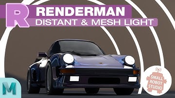 Renderman 23 Distant & Mesh Light Tutorial