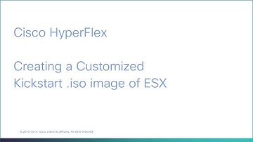 Cisco HX Day 0 Configuration, part 2 of 5. Creating a custom ISO image of ESX.