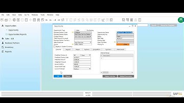 CRM-Manage opportunities in SAP Business One