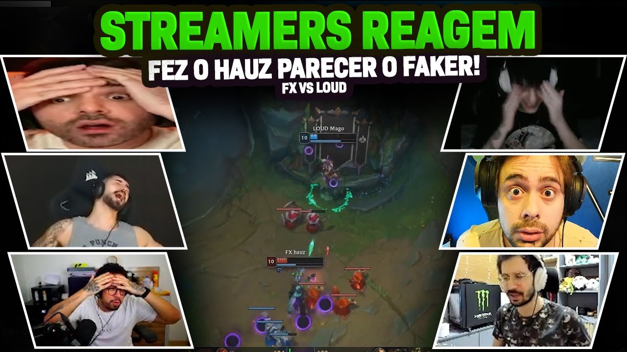 JEAN MAGO fez o HAUZ Parecer o FAKER! STREAMERS REAGEM | LOUD vs FX