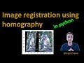 30 - Image registration using homography in openCV