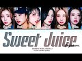 PURPLE KISS Sweet Juice (English Ver.) Lyrics (Color Coded Lyrics)