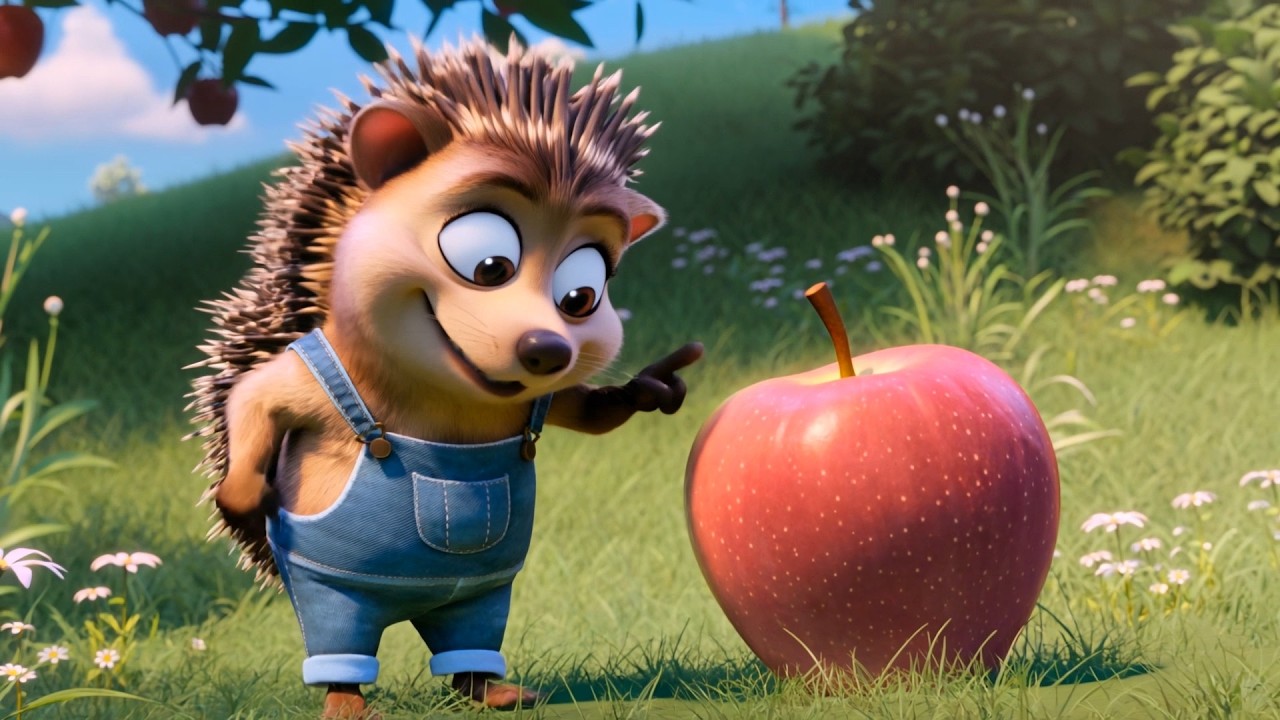 🦔🍎 Ariciul și mărul – Cântecel pentru copii