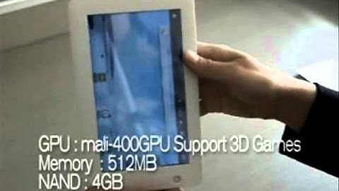 RAMOS W10: Android 2.2 AMLogic ARM Cortex A9 Tablet PC MID