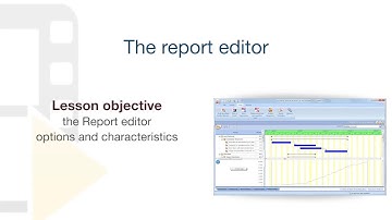 PriMus KRONO Tutorial - The report editor - ACCA software