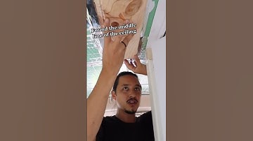 PART 3 - THE CEILING! Full bus conversion on our channel #shorts #busconversion #vanlife