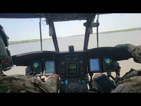 CH-47 river flying