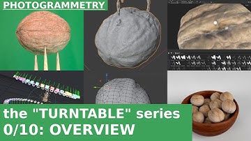 Going Nuts with Photogrammetry: the Turntable Photogrammetry Tutorials series | 00: Overview
