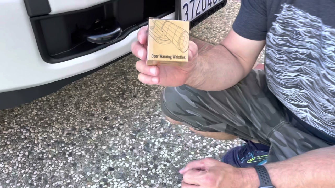 Deer Warning Whistles Installation on 2021 F350 Super Duty YouTube