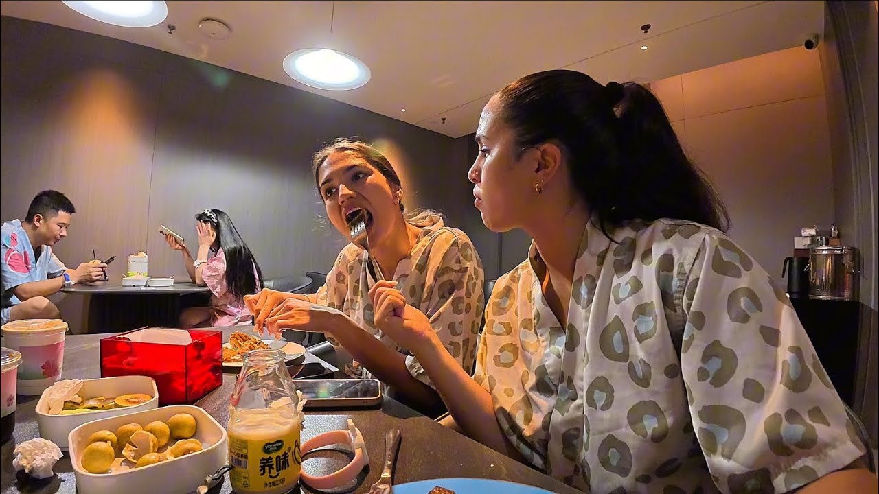 МЫ заплатили всего 50 австралийских долларов за этот круглосуточный спа-салон в Китае😱🇨🇳 | Шведск...