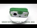 Green Dot Essential Oil Travel Bag For EO Containers