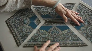 Jinny Beyer Border Print Place Mats & Table Runner