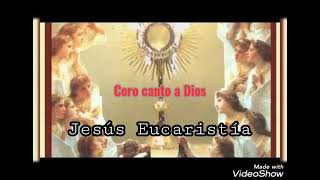 Video thumbnail of "canto para hora santa - Jesús Eucaristía - letra y acordes - coro canto a Dios"