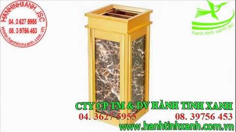 BÁN THÙNG RÁC ĐÁ HOA CƯƠNG TẠI CÀ MAU - THÙNG RAC INOX ĐÁ HOA CƯƠNG CHO KHÁCH SẠN