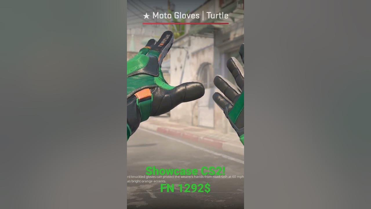 Moto Gloves Turtle in Counter Strike 2 🔫🔥cs2 counterstrike 