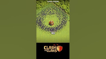 Infinite Bat 🦇 😱😱 VS Town Hall 16 in Clash of clans  #th16 #clashofclans #gaming