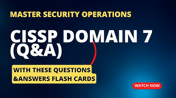 CISSP Domain 7: Security Operations | CISSP Questions Answers Flashcards |  Certification