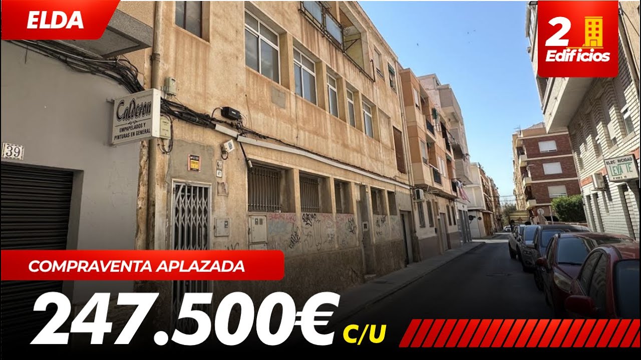 IMBX772 /  2 EDIFICIOS / 247.500€ Cada uno / ELDA /  INVERSIÓN