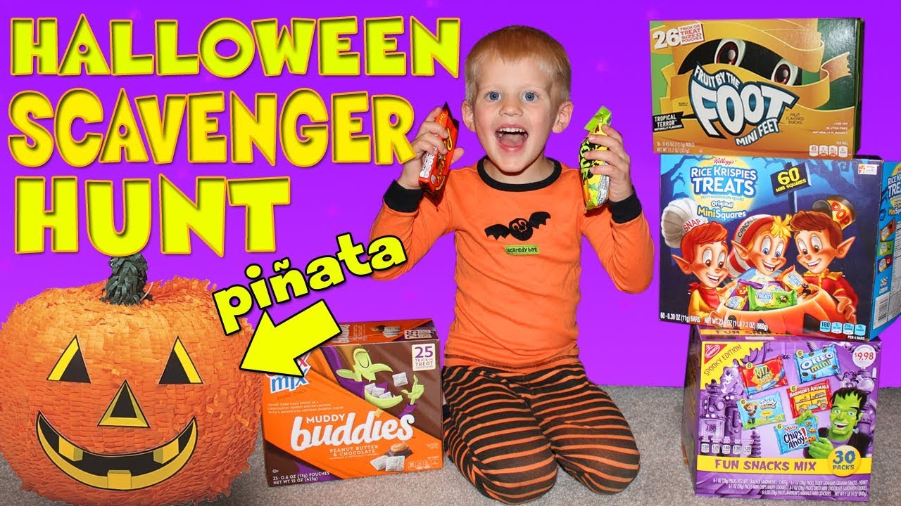 Surprise Halloween Scavenger Hunt YouTube