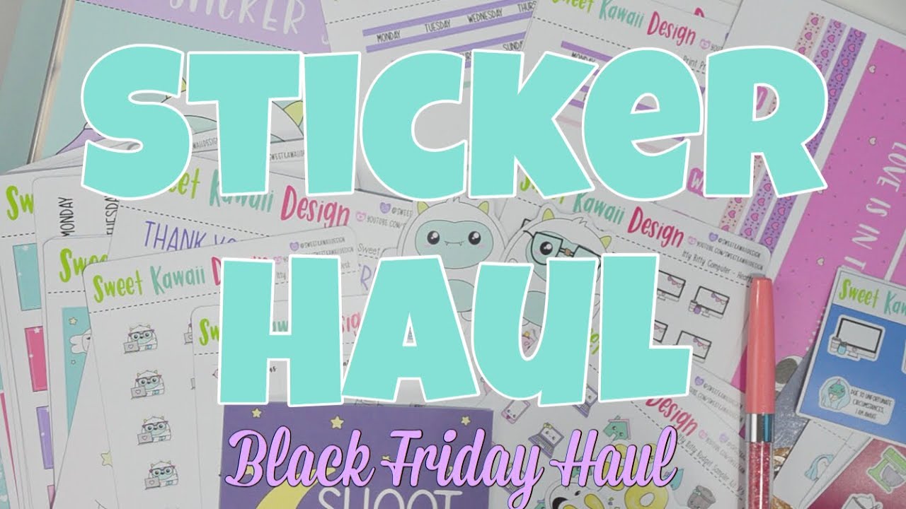 Sticker & Planner Haul || Erin Conden, PrintPression, Sweet Kawaii ...