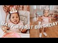 TODDLER VLOG | BABY&#39;S FIRST BIRTHDAY PARTY