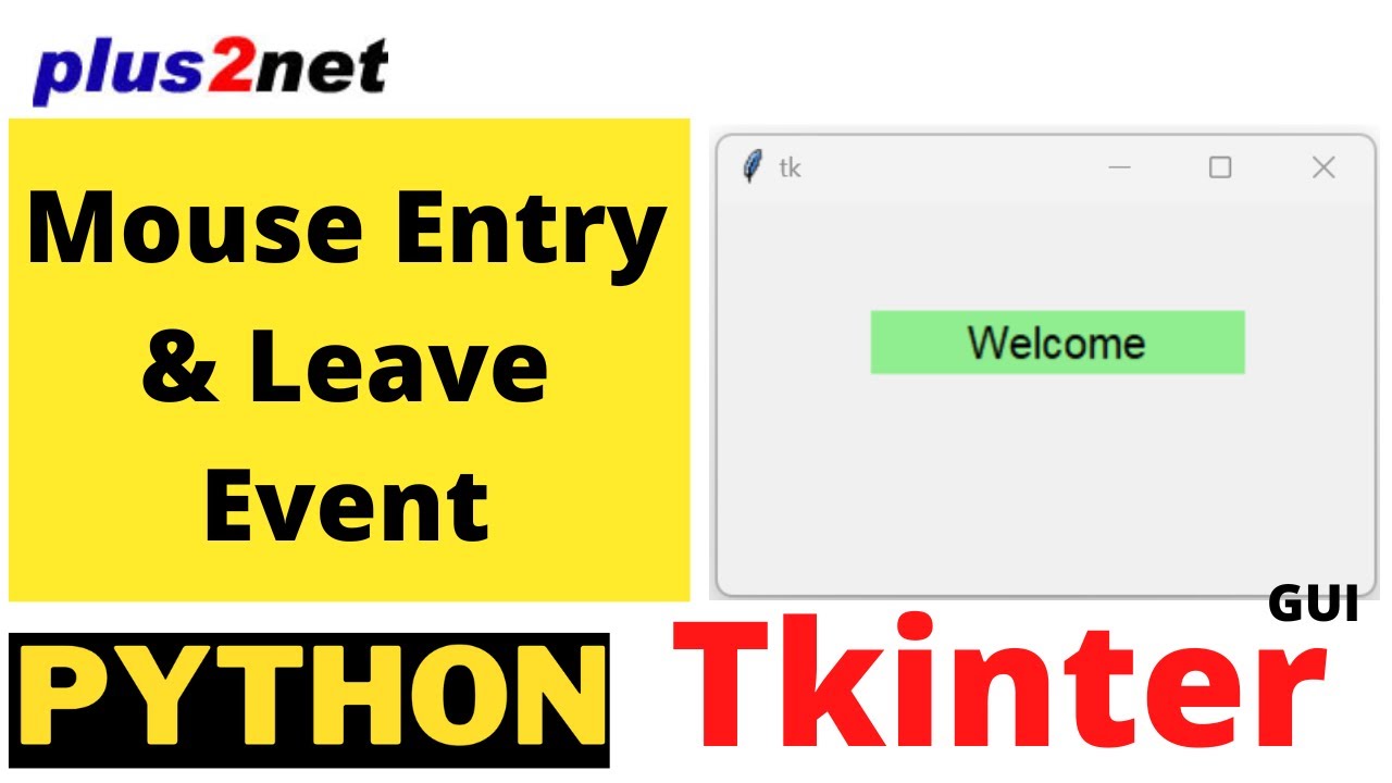 Mouse entry and leave event on Tkiner Label to update attributes by ...