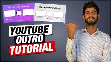 How To Make Outro For YouTube Videos FREE | Professional End Screen Templates.