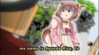 “ My name is Ayunda Risu, yo...”【 AYUNDA RISU HOLOLIVE ANIMATION 】
