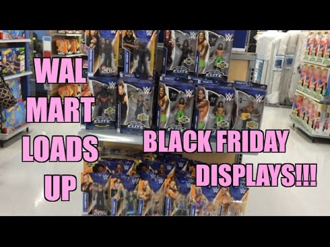 wwe raw 2019 new WWE ACTION INSIDER: Walmart WRESTLING FIGURE Displays! Mattel Elite 31, Superstars 43, Best of 2014!