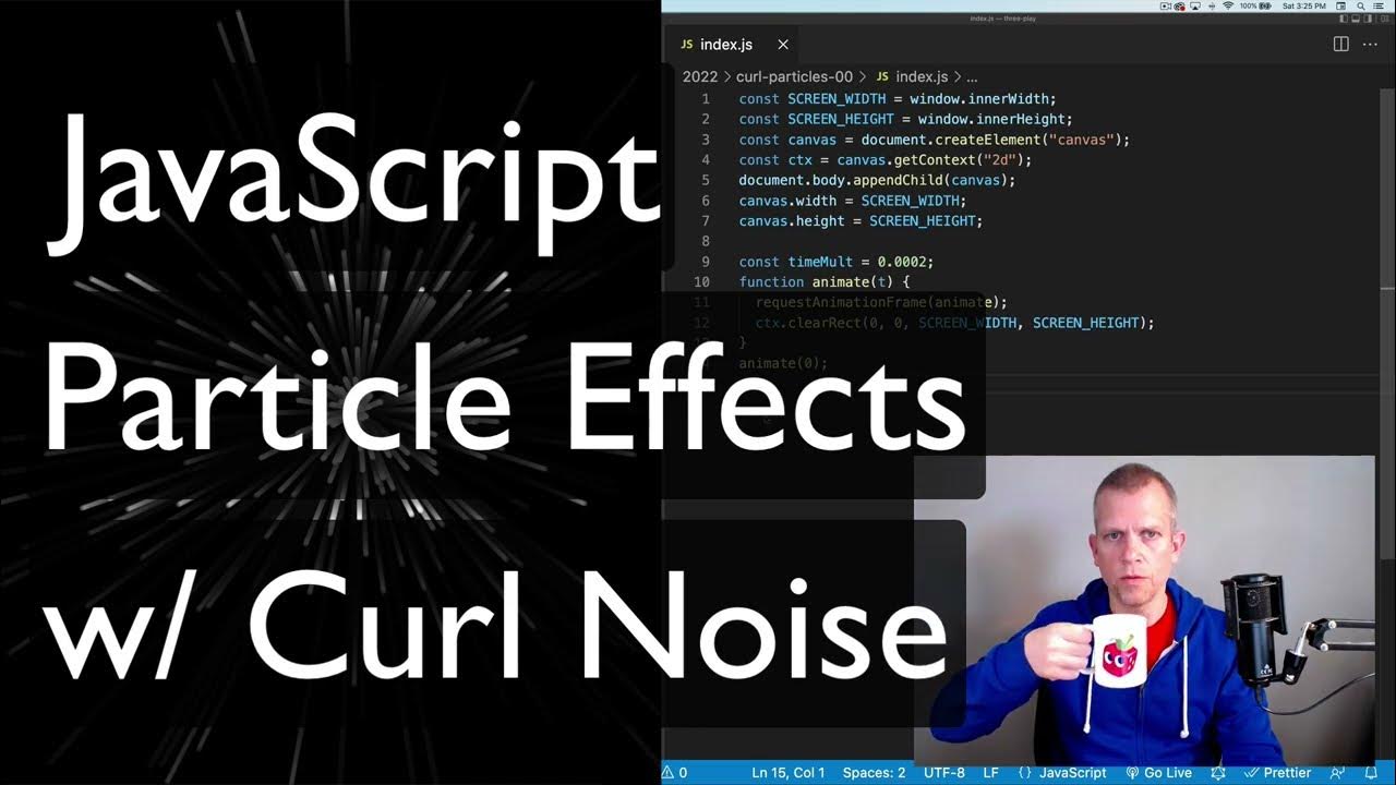 JavaScript Particle Effects - YouTube