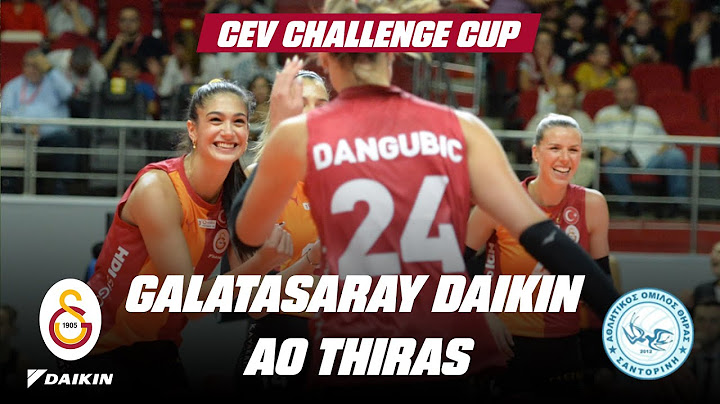 🔴Galatasaray Daikin - AO Thiras ( CEV Challenge Kupası 32’li Finaller Turu ilk maçı) (8 Ekim 2024 )