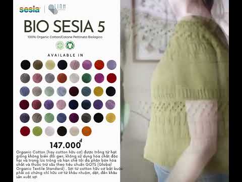 Len Bio Sesia 5 100% cotton hữu cơ (organic