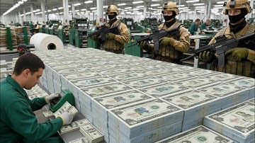 How US Dollars Are Made | Inside the Dollar Factory | Full Currency Printing Process