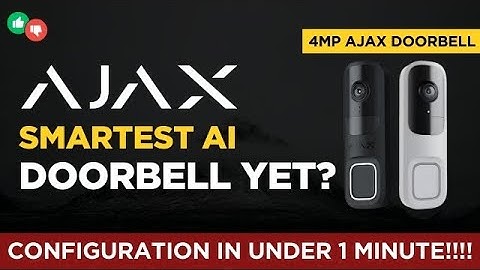 Ajax 4MP Videodeurbel Installatie en Configuratie | Stapsgewijze Handleiding + Live Test | Wat is...