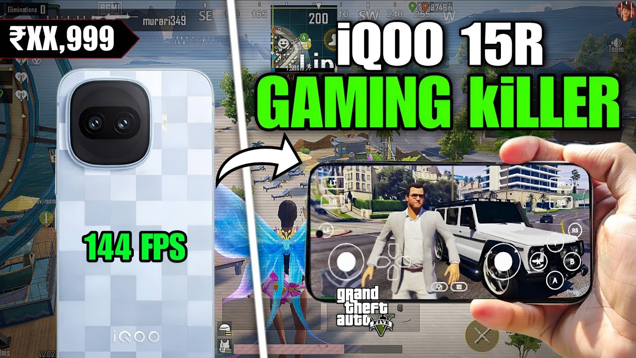 iQOO 15R Gaming Test 🔥 | 144FPS BGMI & GTA 5 Test | Battery Heating Review | Worth It 2026?